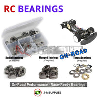 Representative image of an RCScrewZ metal-shielded bearing kit for Team Losi JRX-S Pro 1/10 Electric 4WD Touring Car (LOSA0255); exact bearing sizes and quantities vary by RC model.