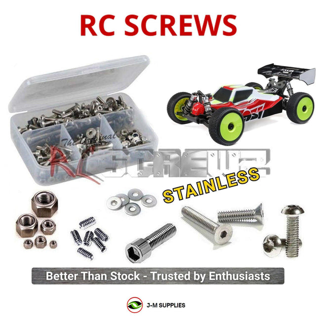RCScrewZ Stainless Steel Screw Kit los158 for Losi 8IGHT-XE 1/8 Electric 4S Brushless 4WD RTR Competition Race Buggy (#LOS04018) | SET