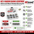 Not a random bearing assortment model-specific metal shielded RC bearing kit with sizes selected for the listed RC model