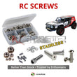 Representative image of an RCScrewZ stainless steel screw kit for MJX Hyper Go H8P Ford Bronco R Baja 1000 1/8 4WD Electric Crawler; exact kit contents vary by RC model.
