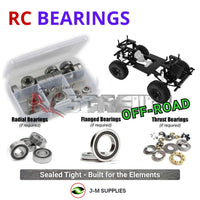 Representative image of an RCScrewZ rubber-sealed bearing kit for RC4WD Trail Finder 2 SWB 1/10 4WD Trail Truck (Z-K0045); exact bearing sizes and quantities vary by RC model.