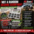 Not a random bearing assortment model-specific rubber shielded RC bearing kit with sizes selected for the listed RC model