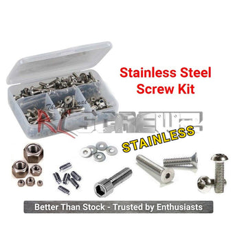 J-M SUPPLIES generic RCScrewZ stainless steel screw kit main image showing a representative screw kit assortment for model-specific RC screw kit listings.