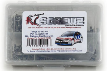 J-M SUPPLIES - RCScrewZ Stainless Steel Screw Kit tam149 for Tamiya XV-01/Pro (#58526) | SET - 