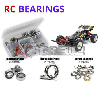 J-M SUPPLIES - RCScrewZ Rubber Shielded Bearings tam265r for Tamiya Hotshot II 2024 1/10 4WD Buggy (#58737-A) | UPG - 