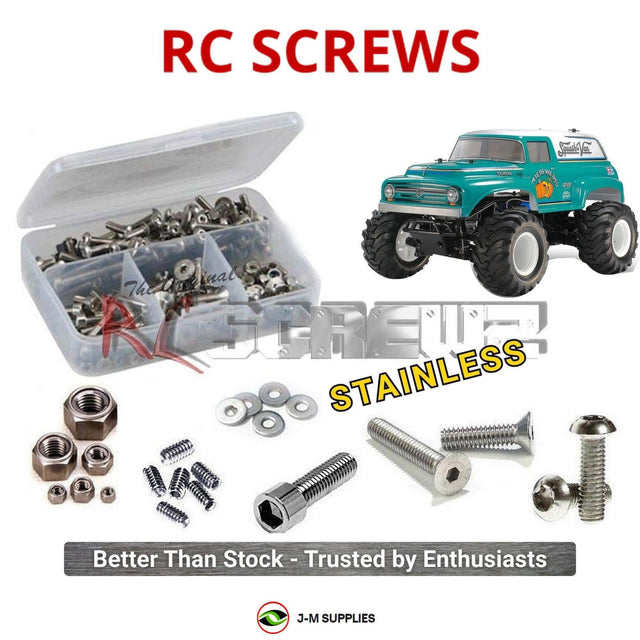 RCScrewZ Stainless Steel Screw Kit tam284 for Tamiya Squash Van GF-02 1/10 Electric 4WD Monster Truck (#58725) | SET