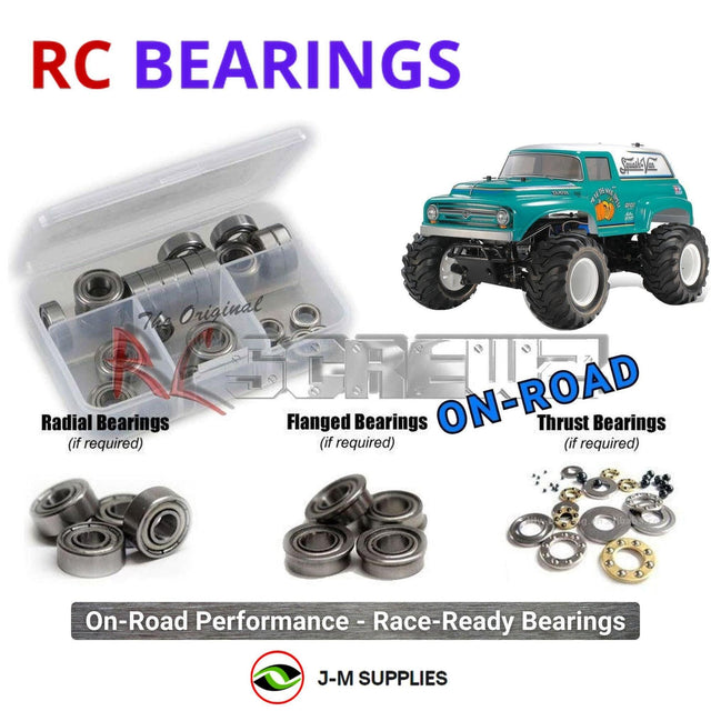 RCScrewZ Metal Shielded Bearing Kit tam284b for Tamiya Squash Van GF-02 1/10 Electric 4WD Monster Truck (#58725) | SET