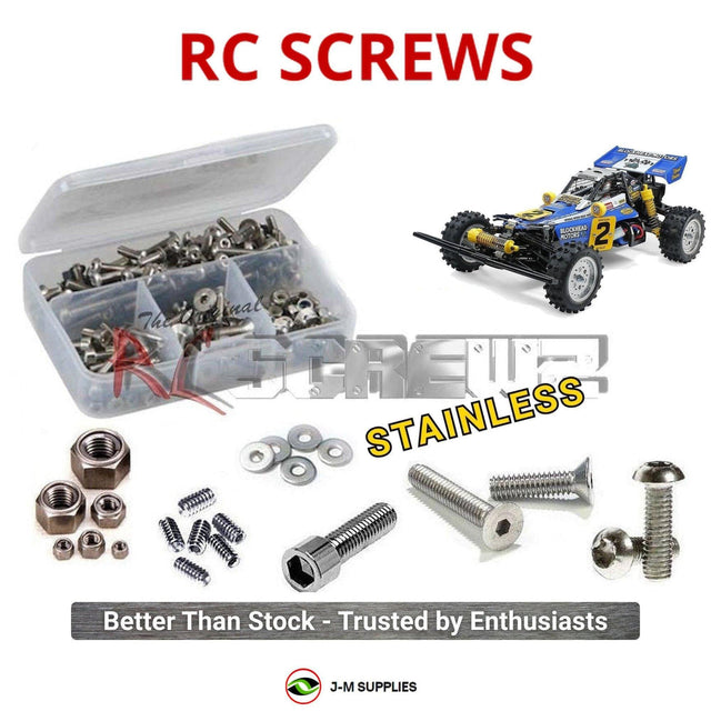 RCScrewZ Stainless Steel Screw Kit tam296 for Tamiya Hotshot II BLOCKHEAD MOTORS 1/10 Electric 4WD Off-Road Racing Buggy (#58710) | SET