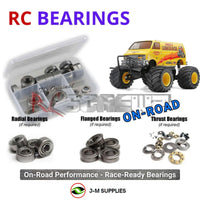 Representative image of an RCScrewZ metal-shielded bearing kit for Tamiya Lunch Box EVO 1/12 Electric 2WD Monster Van (58755); exact bearing sizes and quantities vary by RC model.