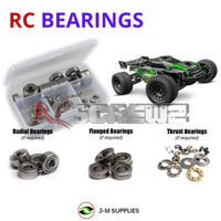 RCScrewZ Metal Shielded Bearing Kit tra145b for Traxxas XRT Ultimate VXL-8S 1/6 Electric 4WD Race Truck (78097-4) | SET