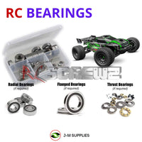 RCScrewZ Rubber Shielded Bearing Kit tra145r for Traxxas XRT Ultimate VXL-8S 1/6 Electric 4WD Race Truck (78097-4) | SET