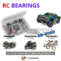 Representative image of an RCScrewZ metal-shielded bearing kit for Traxxas Slash 4X4 Ultimate VXL 1/10 SCT (68277-4); exact bearing sizes and quantities vary by RC model.
