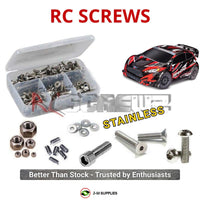 Representative image of an RCScrewZ stainless steel screw kit for Traxxas Ford Fiesta ST Rally BL-2S 1/10 AWD (74154-4); exact kit contents vary by RC model.