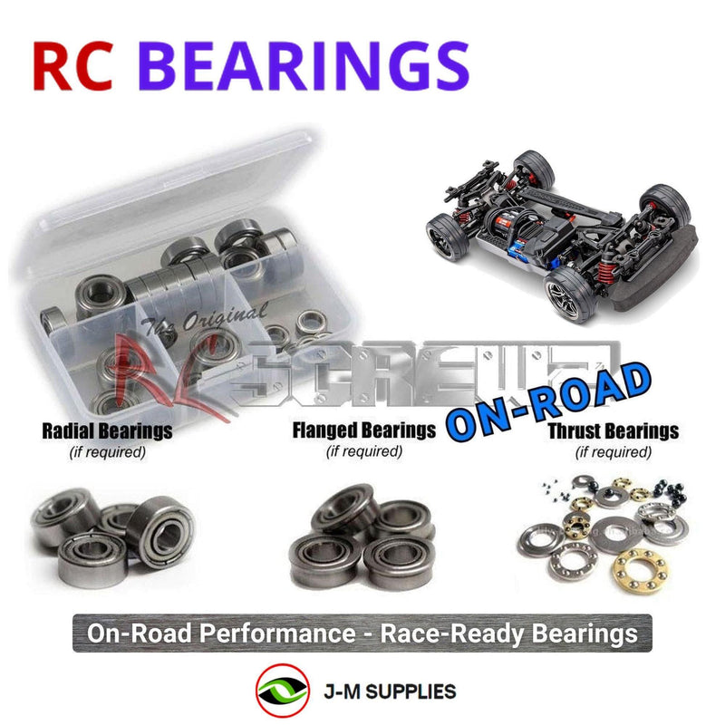 Representative image of an RCScrewZ metal-shielded bearing kit for Traxxas 4-Tec 2.0 BL-2S 1/10 AWD Chassis (83124-4); exact bearing sizes and quantities vary by RC model.