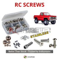 Representative image of an RCScrewZ stainless steel screw kit for Traxxas TRX-4 1979 Chevrolet K10 1/10 4WD Crawler (92154-4); exact kit contents vary by RC model.