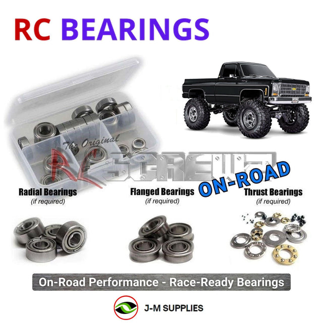 RCScrewZ Metal Shielded Bearing Kit tra176b for Traxxas TRX-4 1979 Chevrolet K10 High Trail Edition 1/10 Electric 4WD Scale & Trail Crawler (#92056-4) | SET