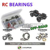 Representative image of an RCScrewZ rubber-sealed bearing kit for Traxxas TRX-4 Crawler Kit 1/10 Electric 4WD (82216-4); exact bearing sizes and quantities vary by RC model.