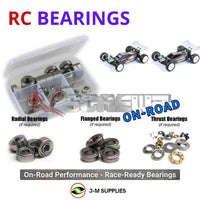 Representative image of an RCScrewZ metal-shielded bearing kit for XRAY XB2C’26/XB2D’26 1/10 2WD Buggy (320020, 320021); exact bearing sizes and quantities vary by RC model.