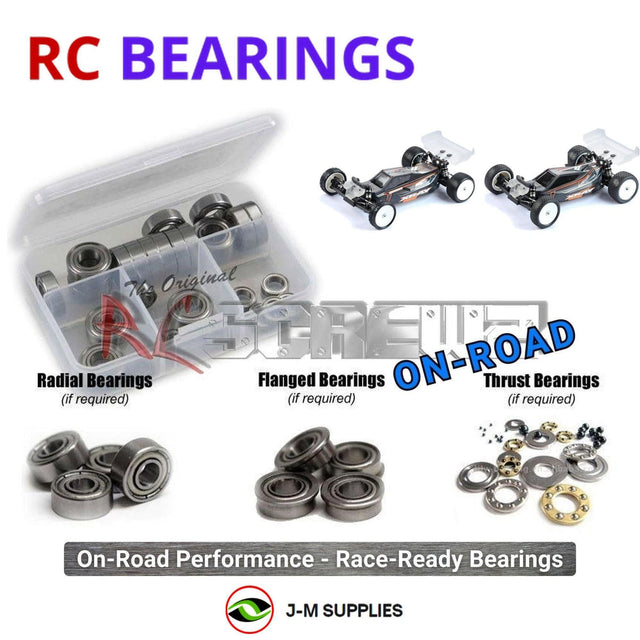 RCScrewZ Metal Shielded Bearing Kit xra178b for Team XRAY XB2C’26 Carpet Edition / XB2D’26 Dirt Edition 1/10 Electric 2WD Competition Off-Road Buggy (#320020, #320021) | SET