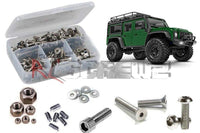 RCScrewZ Stainless Steel Screw Kit tra105 for Traxxas TRX-4M Land Rover Defender 1/18 Electric 4WD Trail Crawler (97054-1) | SET