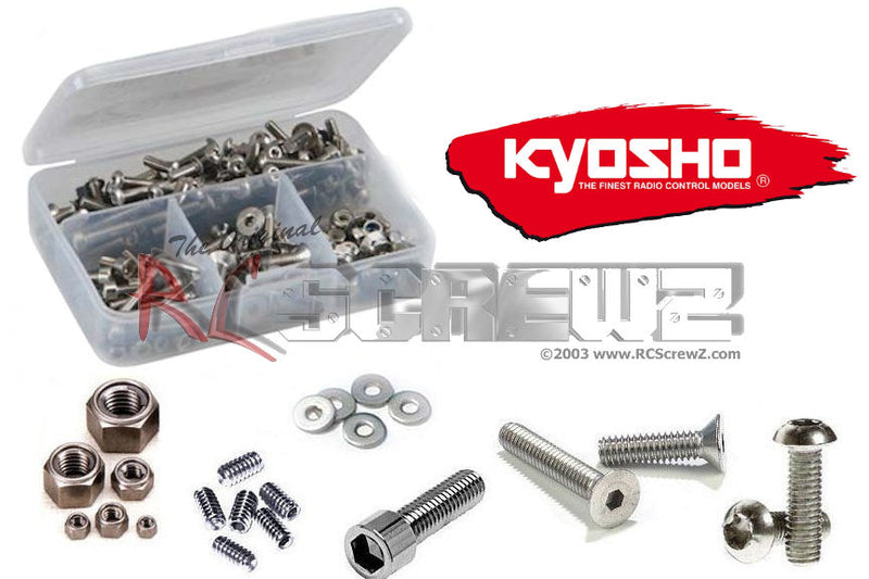 RCScrewZ Stainless Steel Screw Kit kyo048 for Kyosho Evolva WC 2005 World Champion Team Edition 1/8 Nitro 4WD On-Road Racing Car (31285) | SET