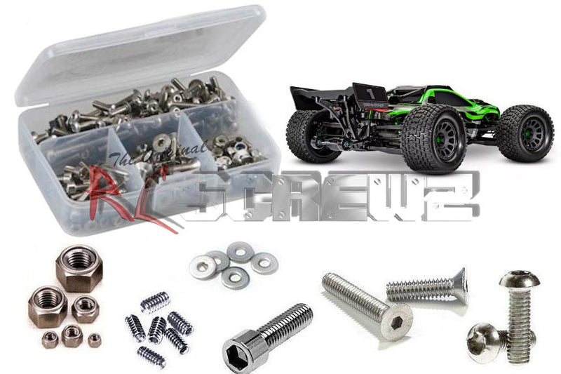 RCScrewZ Stainless Steel Screw Kit tra107 for Traxxas XRT 8S 1/6 Electric 4WD Race Monster Truck (78086-4) | SET